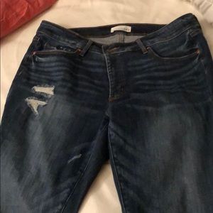 Curvy straight loft jeans